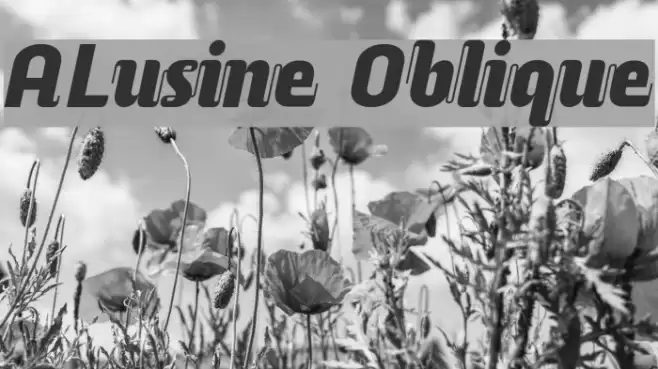 ALusine Oblique  examples