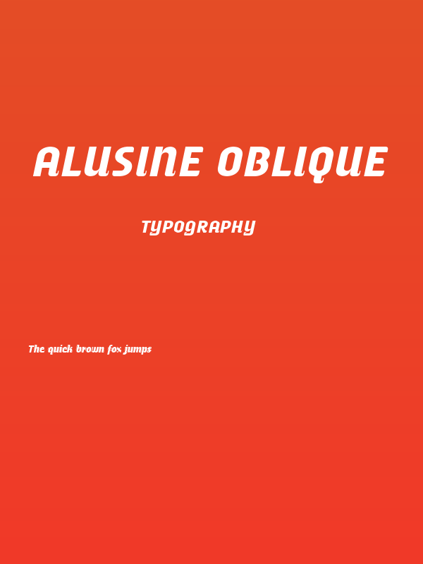 ALusine Oblique Poster