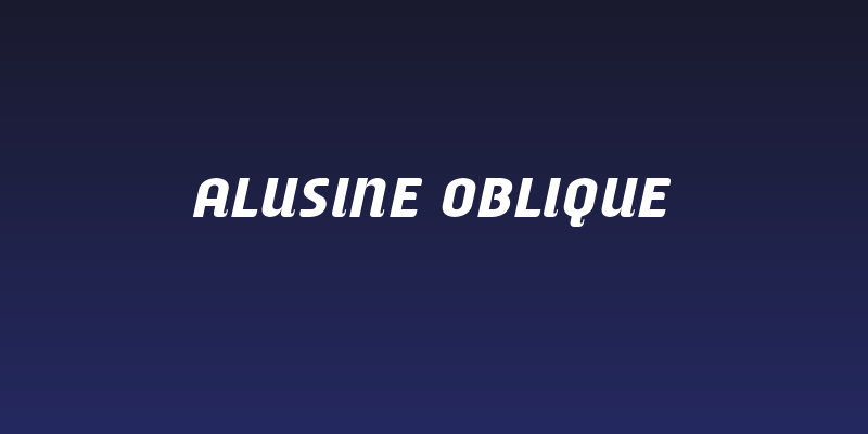 ALusine Oblique Social Header
