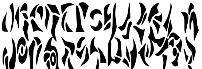 Al Bhed 字体 大写