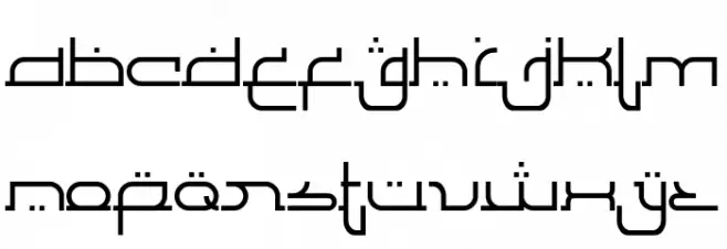 Al Faragh Schriftart Groß