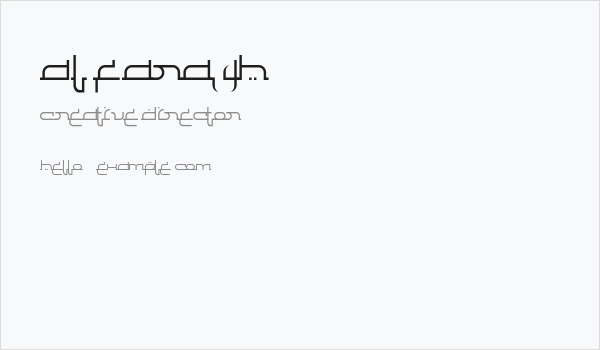 Al Faragh Business Card