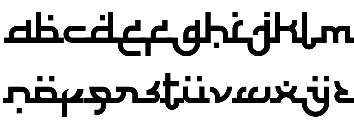 Al Ghazali Font LOWERCASE