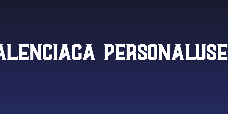 Al Valenciaga PersonalUseOnly Social Header