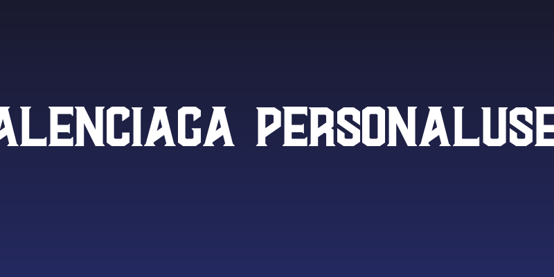 Al Valenciaga PersonalUseOnly Social Header