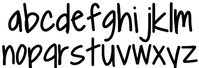 Al dente Font LOWERCASE
