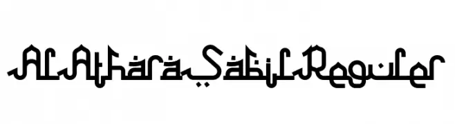 AlAtharaSabilReguler  フリーフォントのダウンロード