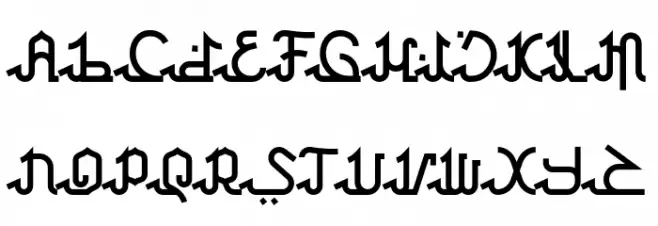 AlAtharaSabilReguler 字体 大写