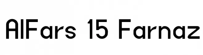 AlFars 15 Farnaz  フリーフォントのダウンロード