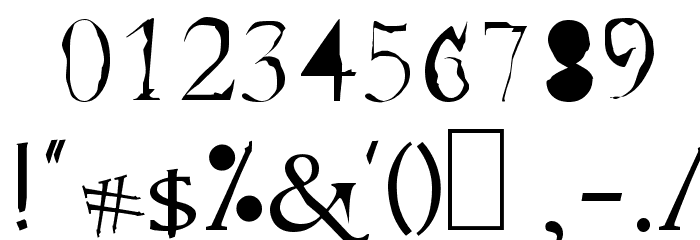 AlSabro Font OTHER CHARS