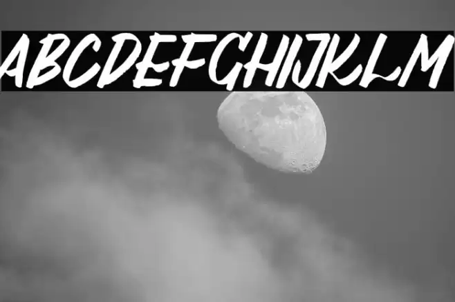 Al_Lebrush_PersonalUseOnly Font examples