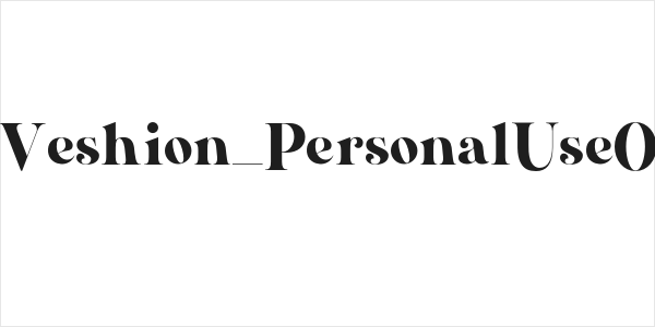 Al_Veshion_PersonalUseOnly Logo