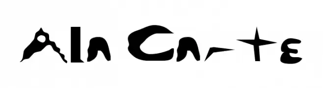 Ala Carte  Fuentes Gratis Descargar