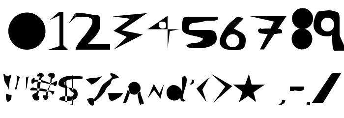 Ala Carte Font OTHER CHARS