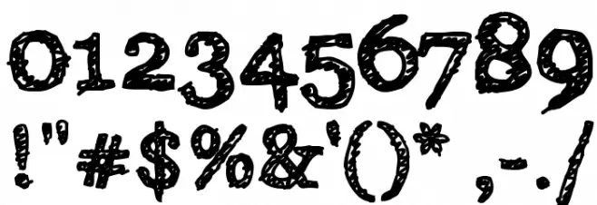 Alabama Font Alte caractere