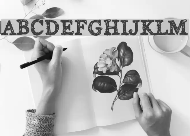 Alabama Font examples