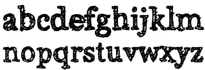 Alabama Font LOWERCASE