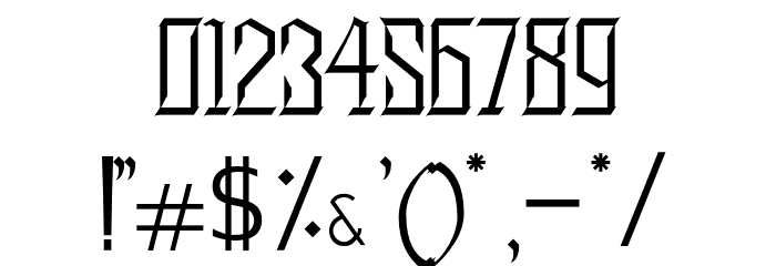 Alabasta Regular Font OTHER CHARS