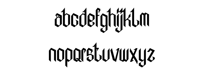 Alabasta Regular Font LOWERCASE