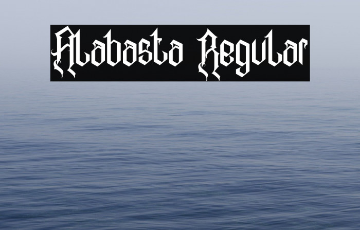 Alabasta Regular Fuentes examples