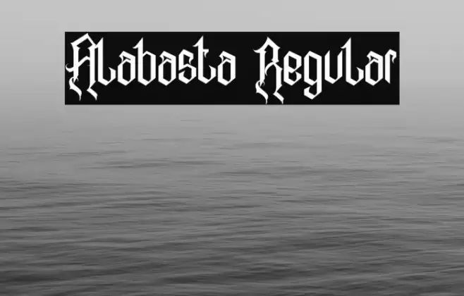 Alabasta Regular Fuentes examples