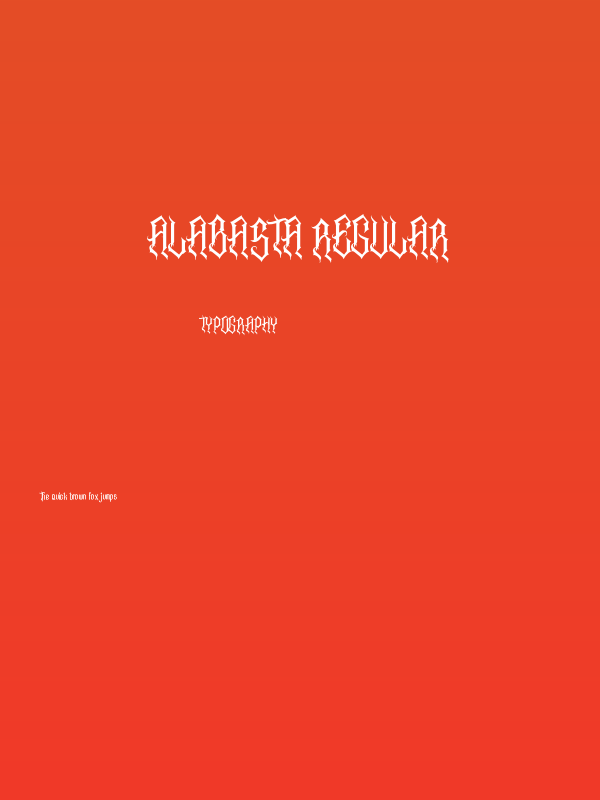 Alabasta Regular Poster