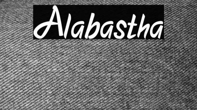 Alabastha Font examples