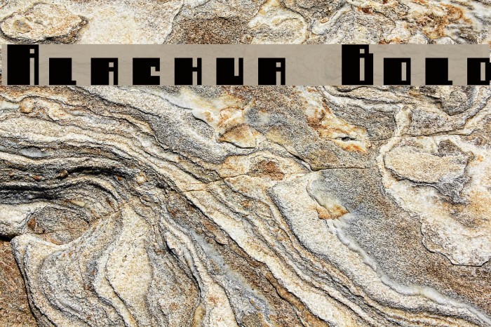 Alachua Bold Font examples