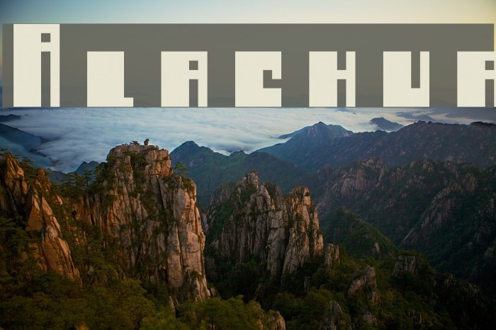 Alachua Font examples
