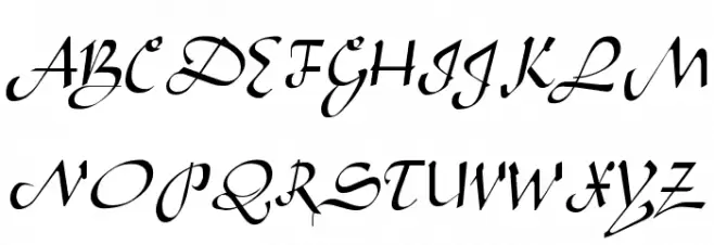 Aladdin Regular Schriftart Groß