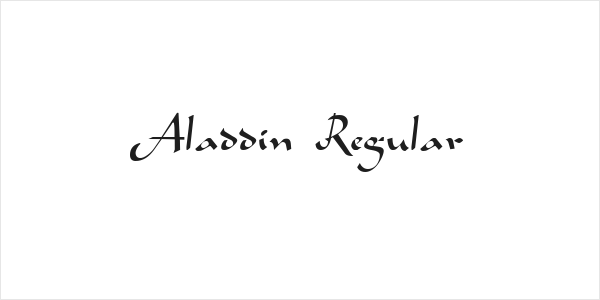 Aladdin Regular Logo