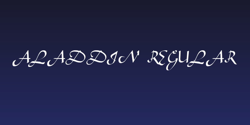 Aladdin Regular Social Header