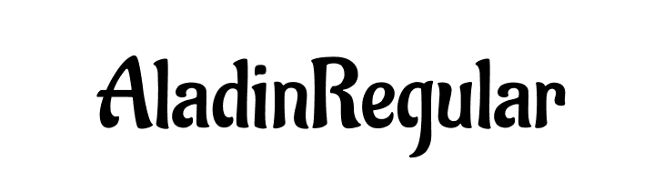 Aladin Regular फ़ॉन्ट