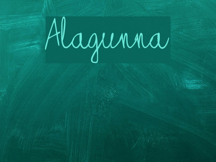 Alagunna Example 1