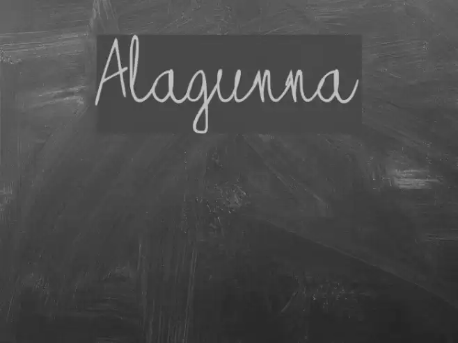 Alagunna Font examples