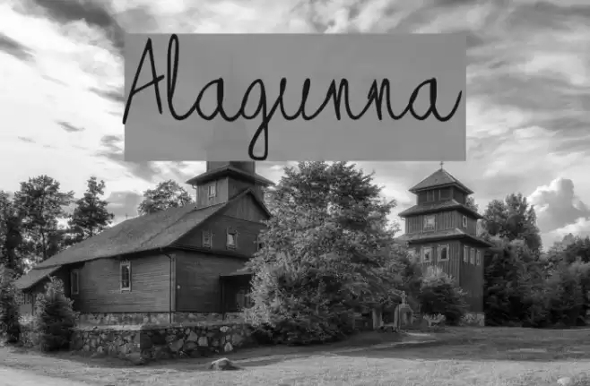 Alagunna Font examples