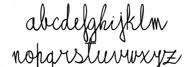 Alagunna Font LOWERCASE