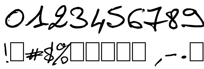 Alain Perso Font OTHER CHARS