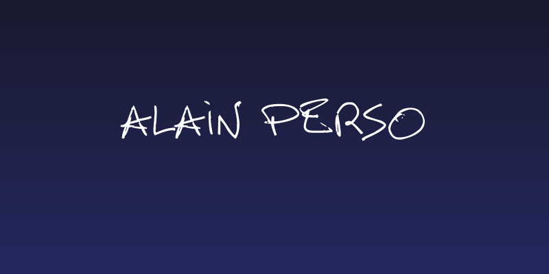 Alain Perso Social Header