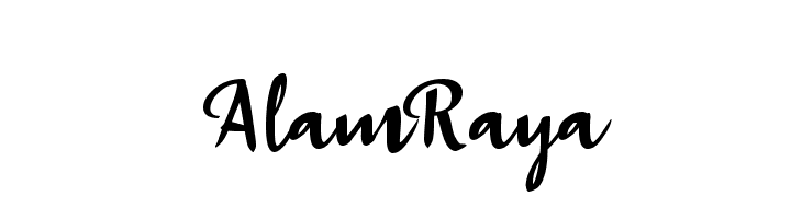 Alam Raya  Fuentes Gratis Descargar
