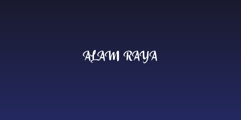 Alam Raya Social Header