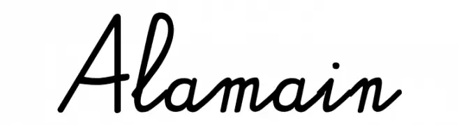 Alamain  免费字体下载