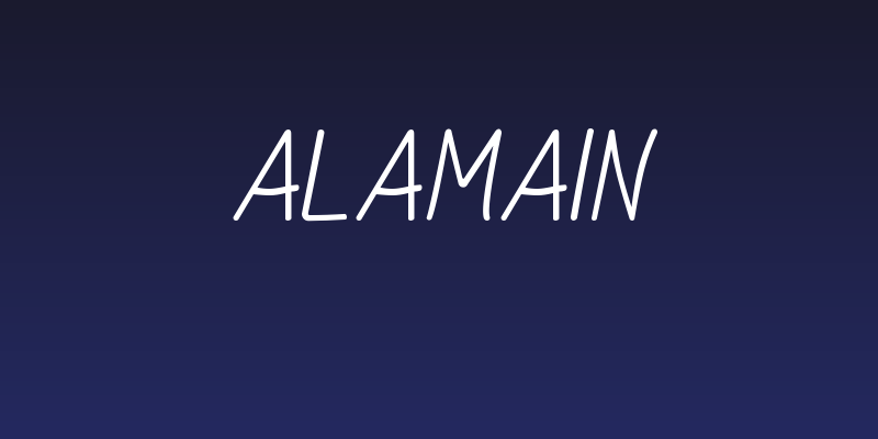 Alamain Social Header