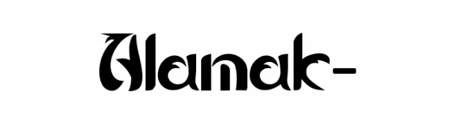 Alamak-  Descarca Fonturi Gratis