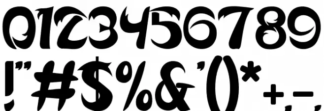 Alamak- Font OTHER CHARS