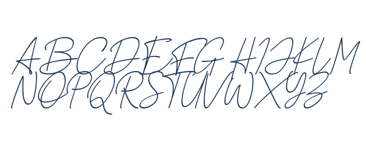 Alamanda Santika Signature Uppercase