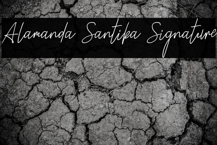 Alamanda Santika Signature Example 2