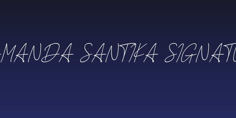 Alamanda Santika Signature Social Header