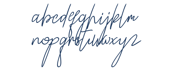 Alamanda Santika Signature Lowercase