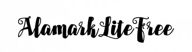 AlamarkLiteFree  Frei Schriftart Herunterladen